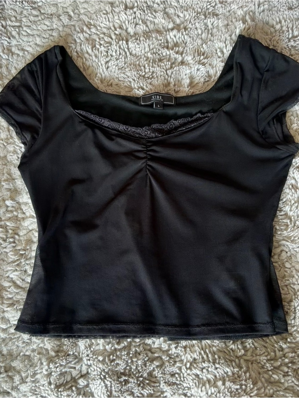 VIBE Sportswear Scoop Neck Top